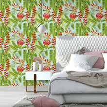 Load image into Gallery viewer, Tropical Leaves Peel &amp; Stick Wallpaper N014049
