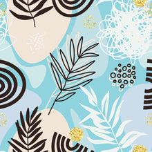 Load image into Gallery viewer, Abstract Leaves Peel &amp; Stick Wallpaper N014057
