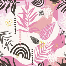 Load image into Gallery viewer, Abstract Leaves Peel &amp; Stick Wallpaper N014058
