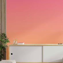 Load image into Gallery viewer, Pink Orange Gradient Peel &amp; Stick Wallpaper N014063
