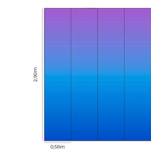 Load image into Gallery viewer, Purple Blue Gradient Peel &amp; Stick Wallpaper N014075
