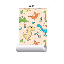 Load image into Gallery viewer, Little Dinosaurs Peel &amp; Stick Wallpaper N014082
