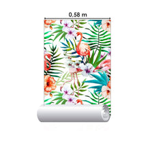 Load image into Gallery viewer, Flamingos Tropical Peel &amp; Stick Wallpaper N014087
