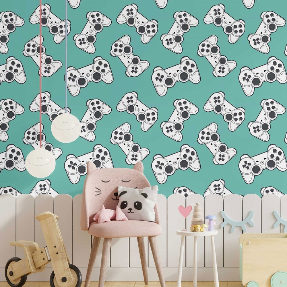 Geek Video Games Teen Peel & Stick Wallpaper N014090