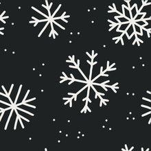 Load image into Gallery viewer, Winter Snowflakes Peel &amp; Stick Wallpaper N014094
