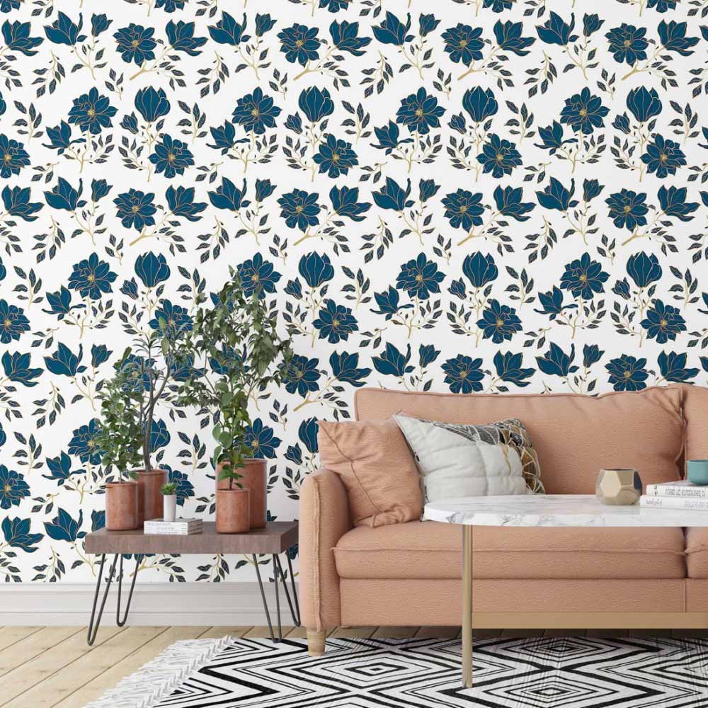 Floral luxury Peel & Stick Wallpaper N014097