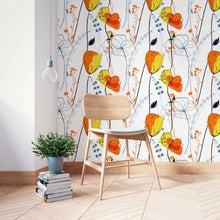Load image into Gallery viewer, Floral Abstract Peel &amp; Stick Wallpaper N014100
