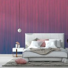 Load image into Gallery viewer, Pink Blue Stripes Gradient Peel &amp; Stick Wallpaper N014101
