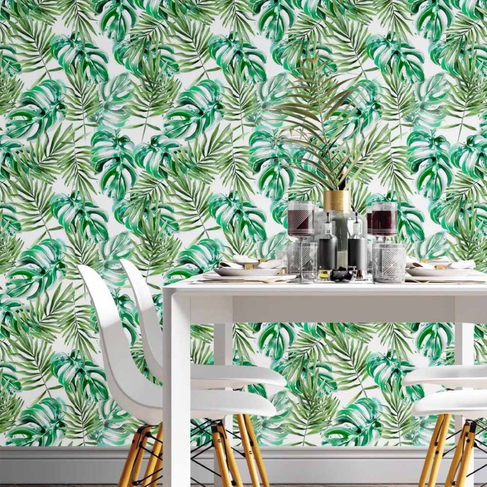 Leaves Peel & Stick Wallpaper N014108