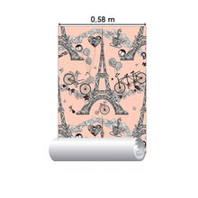 Load image into Gallery viewer, Traveling to Paris Peel &amp; Stick Wallpaper N014109
