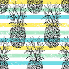 Load image into Gallery viewer, Striped Pineaple Peel &amp; Stick Wallpaper N014112
