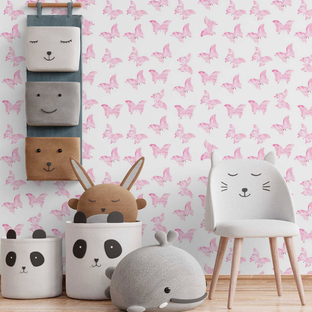 Childlike Butterflies
 Peel & Stick Wallpaper N014114
