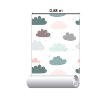 Load image into Gallery viewer, Childlike Clouds Peel &amp; Stick Wallpaper N014115
