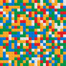 Load image into Gallery viewer, Geometric Lego Peel &amp; Stick Wallpaper N014124
