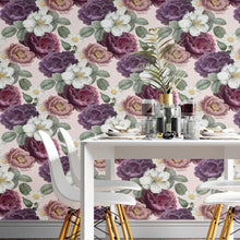 Load image into Gallery viewer, Classic Floral Peel &amp; Stick Wallpaper N014125
