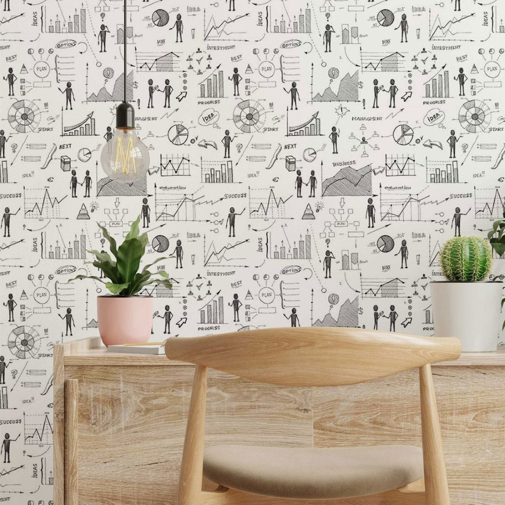 Busines Peel & Stick Wallpaper N014130