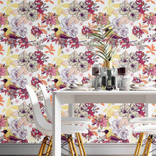Load image into Gallery viewer, Tropical Floral Peel &amp; Stick Wallpaper N014132
