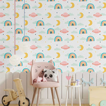 Load image into Gallery viewer, Sky Childlike Peel &amp; Stick Wallpaper N014140
