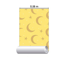 Load image into Gallery viewer, Moon and Stars Peel &amp; Stick Wallpaper N014153
