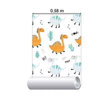 Load image into Gallery viewer, Little Dinosaurs Peel &amp; Stick Wallpaper N014158
