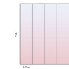 Load image into Gallery viewer, Soft Blue Pink Gradient Peel &amp; Stick Wallpaper N014179
