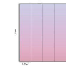 Load image into Gallery viewer, Lilac Pink Gradient Peel &amp; Stick Wallpaper N014180

