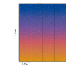 Load image into Gallery viewer, Starry Sunset Gradient Peel &amp; Stick Wallpaper N014184
