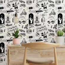 Load image into Gallery viewer, P&amp;B Stickers Teen Peel &amp; Stick Wallpaper N014185
