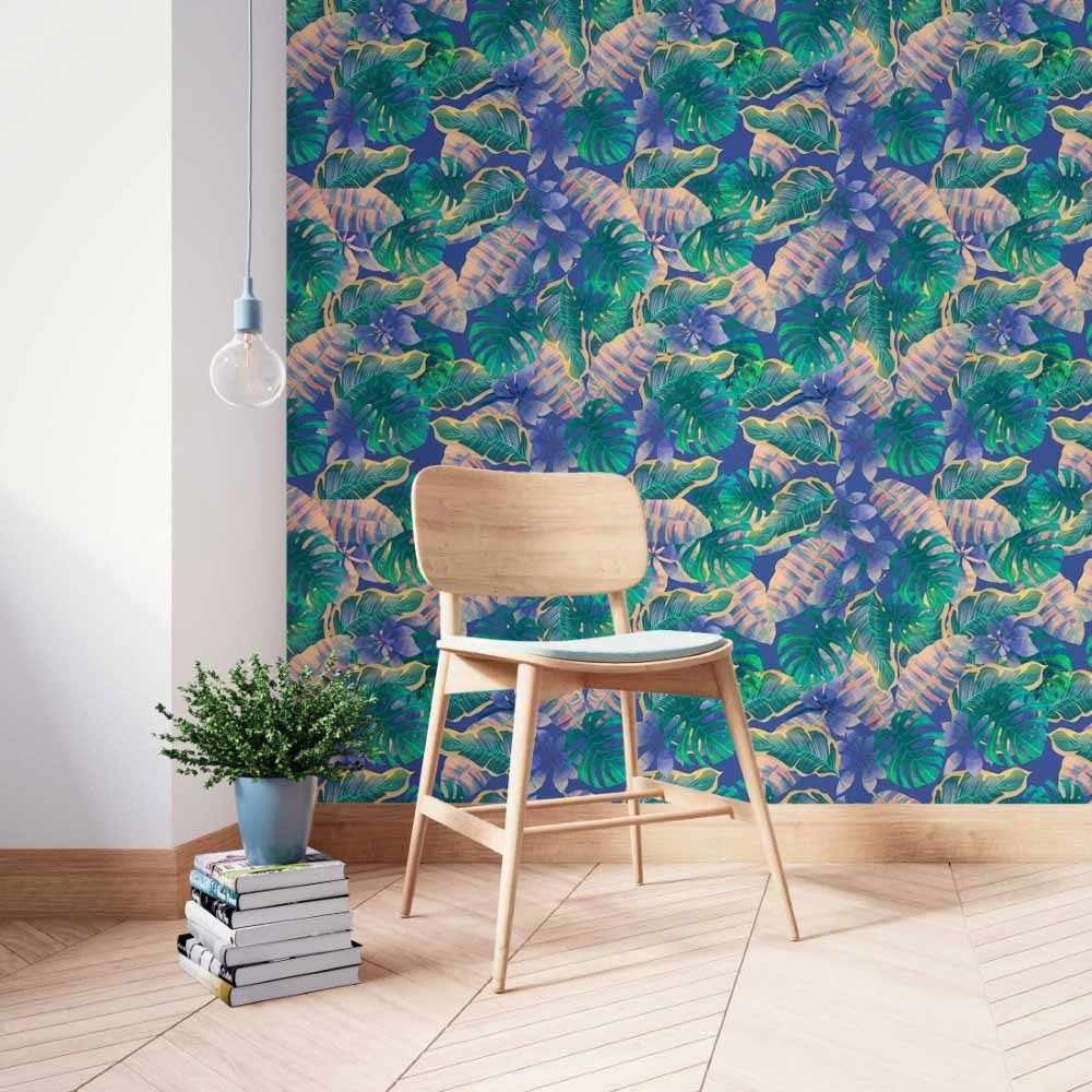 Leaves Peel & Stick Wallpaper N014189