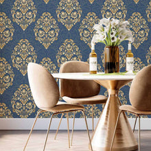 Load image into Gallery viewer, Damask Classic Peel &amp; Stick Wallpaper N014195
