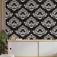 Load image into Gallery viewer, Abstract Damask Peel &amp; Stick Wallpaper N014196
