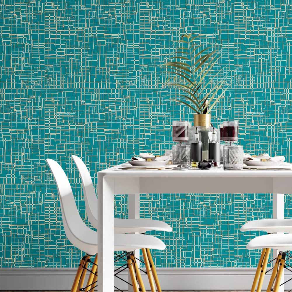 Abstract Peel & Stick Wallpaper N014199