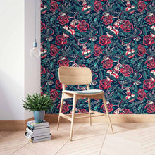 Load image into Gallery viewer, Old School Tattoos Peel &amp; Stick Wallpaper N014200
