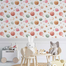 Load image into Gallery viewer, Watercolor Universe Peel &amp; Stick Wallpaper N014208
