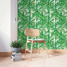 Load image into Gallery viewer, Tropical Leaves Peel &amp; Stick Wallpaper N014210
