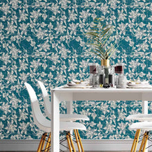 Load image into Gallery viewer, Antique Floral Peel &amp; Stick Wallpaper N014214
