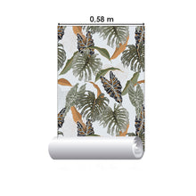 Load image into Gallery viewer, Tropical Leaves Peel &amp; Stick Wallpaper N015008
