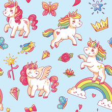 Load image into Gallery viewer, Childlike Unicorns Peel &amp; Stick Wallpaper N015014
