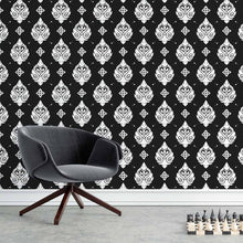 Load image into Gallery viewer, Damask Peel &amp; Stick Wallpaper N015036
