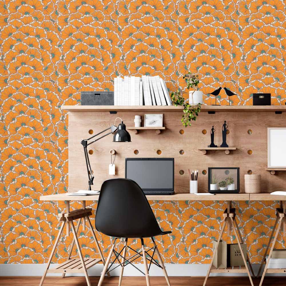 Floral Peel & Stick Wallpaper N015047