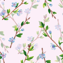 Load image into Gallery viewer, Leaves and Flowers Peel &amp; Stick Wallpaper N015053
