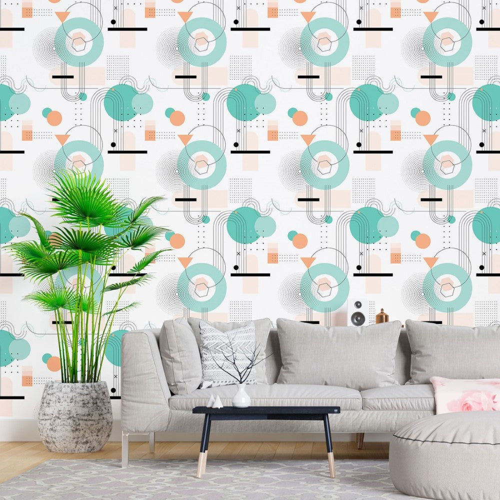 Geometric Peel & Stick Wallpaper N014131