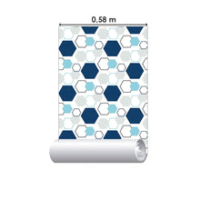 Load image into Gallery viewer, Geometric Hive Peel &amp; Stick Wallpaper N015058
