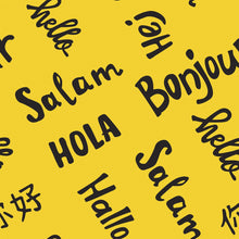 Load image into Gallery viewer, Lettering Hello World Peel &amp; Stick Wallpaper N015067
