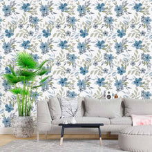Load image into Gallery viewer, Watercolor Floral Peel &amp; Stick Wallpaper N015070
