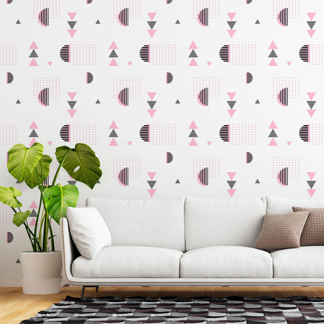 Geometric Dots Peel & Stick Wallpaper N015057