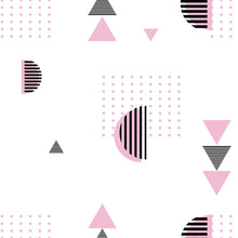 Load image into Gallery viewer, Geometric Teen Peel &amp; Stick Wallpaper N015085
