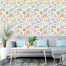 Load image into Gallery viewer, Shells and Starfish Peel &amp; Stick Wallpaper N015115
