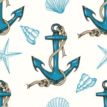 Load image into Gallery viewer, Marine Ocean Peel &amp; Stick Wallpaper N015117
