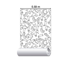 Load image into Gallery viewer, Little Cats To Color Teen Peel &amp; Stick Wallpaper N015123
